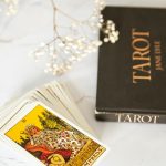 Werner offering a tarot reading for clarity at AuraCliq